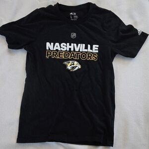 adidas Black Nashville Predators Tee